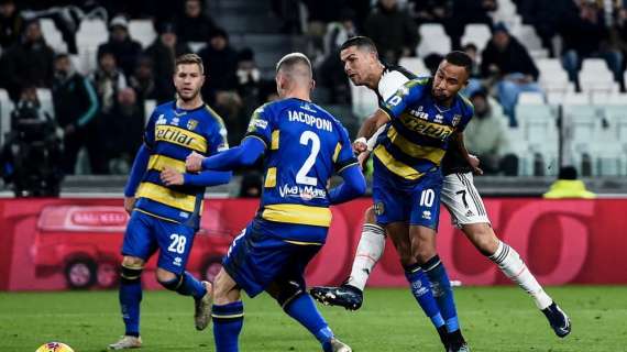 Juventus-Parma, gli highlights della sconfitta crociata
