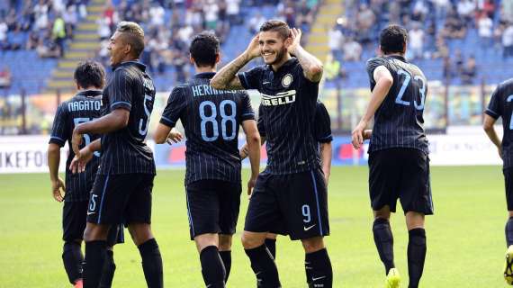 Serie A, l'Inter a valanga sul Sassuolo mentre il Napoli crolla con il Chievo