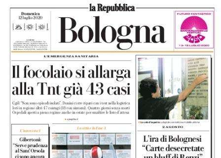 La Repubblica (ed. Bologna): "Derby con il virus. Fermato un tesserato del Parma"