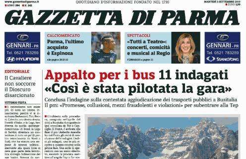 Gazzetta di Parma: "L'ultimo acquisto è Espinoza"