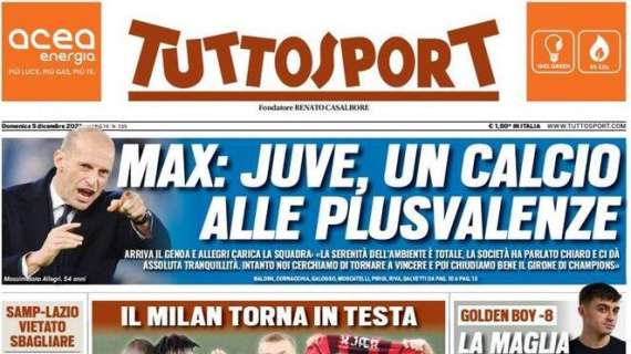 Tuttosport: "Che Dea! Che Inter!"