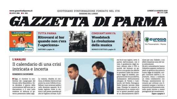 Gazzetta di Parma: "D'Aversa lucida il tridente: è un'arma in più"