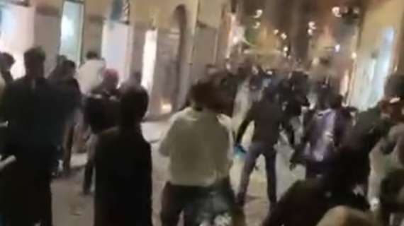 Scontri tifosi Napoli a Parma