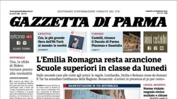 Gazzetta di Parma: "Centrali ko, tutti indisponibili. La Nazionale al Tardini"
