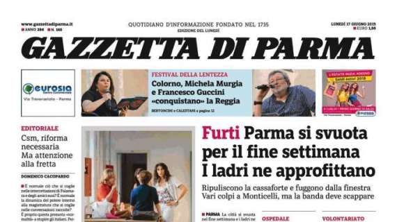 Gazzetta di Parma: "Collecchio o estero per il Parma d'agosto"