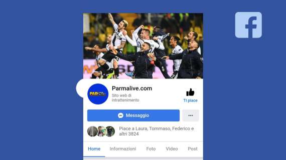  Tutte le notizie di ParmaLive.com sui social: Diventa fan su Facebook