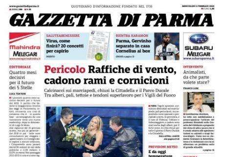 Gazzetta di Parma: "Gervinho separato in casa. Cornelius ai box"