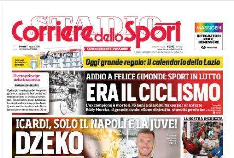 Il Corriere dello Sport sulla Roma: "Dzeko firma e resta"