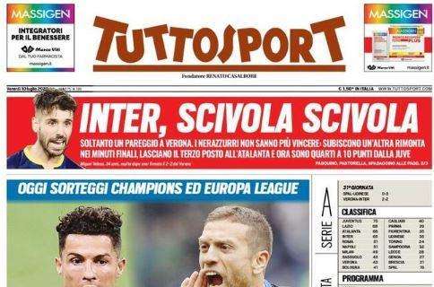 Tuttosport su Juventus-Atalanta: "La coppia dei campioni"