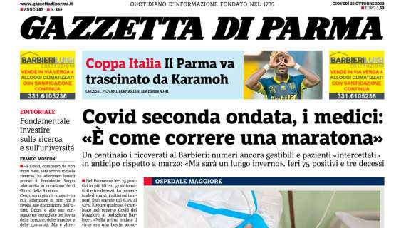 Gazzetta di Parma: "Coppa Italia, il Parma va trascinato da Karamoh"