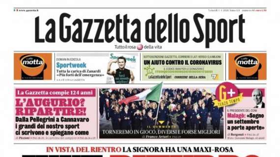 La Gazzetta dello Sport: "Juve biturbo"