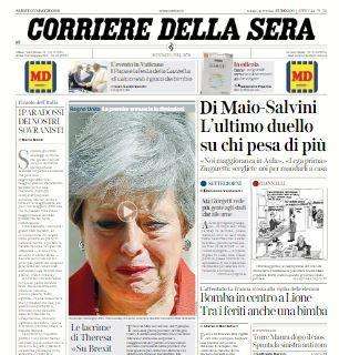 Corriere della Sera su Roma-Parma: "Il saluto di De Rossi"