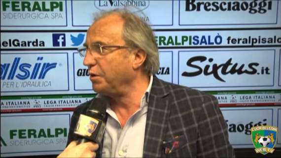 PL - Ds FeralpiSalò: "Proveremo a fare risultato. Prima o poi il Parma perderà..."
