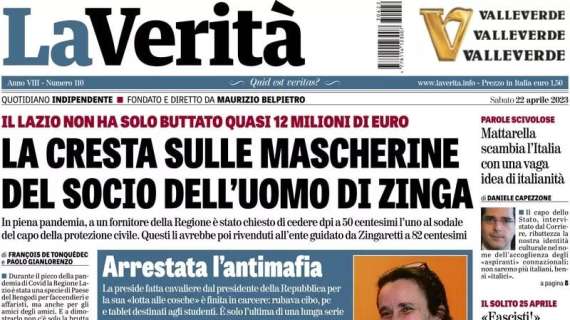 La Verità in prima pagina: "Il Milan si regge sui soldi nel paradiso fiscale"