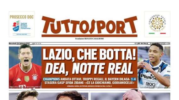 La doppia apertura di Tuttosport: "Arthur-Dybala, la verità" e "Toro-Covid, saltano 2 gare"