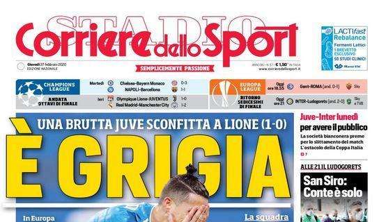 Corriere dello Sport sulla Juventus: "E' grigia!"