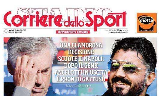 Il Corriere dello Sport sul Napoli: "Il ribaltone"