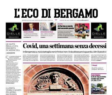 L'Eco di Bergamo sull'Atalanta: "A Parma a caccia del secondo posto"