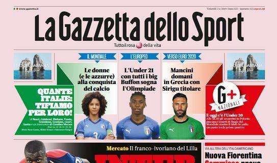 La Gazzetta dello Sport: "Inter, sale Pépé". E quella suggestione Buffon per il Parma...
