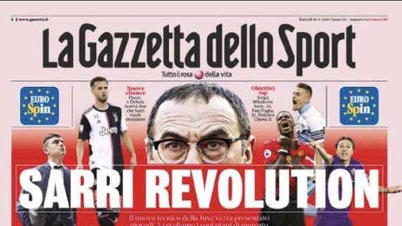 La Gazzetta dello Sport: "Totti quanti schiaffi". E Balotelli chiede 4 milioni al Parma