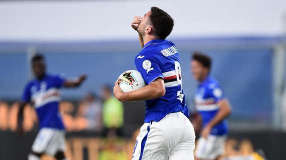 Sampdoria, Bonazzoli esulta sui social: "Che squadra! Che vittoria!"