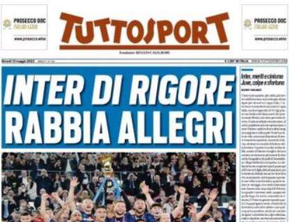 Tuttosport: "Inter di rigore, rabbia Allegri"