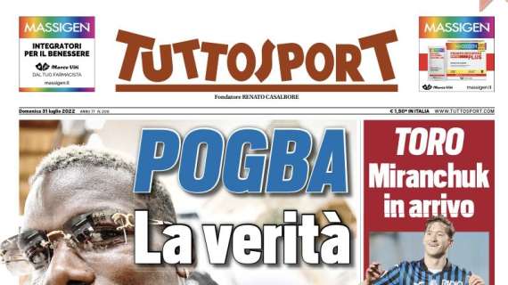 L'apertura di Tuttosport su Pogba: "La verità"