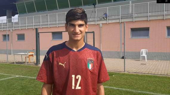 Under 16, buon debutto azzurro per il giovane portiere crociato Moretta