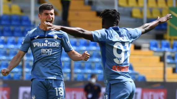 Parma-Atalanta 2-5: i bergamaschi dilagano, Sohm e Brunetta alla prima rete in Serie A