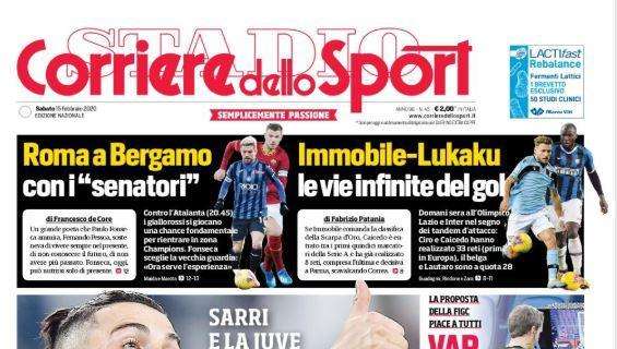 Corriere dello Sport in apertura: "Juve, Ronaldo e basta"
