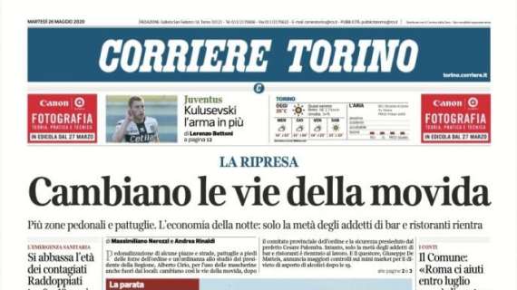 Corriere Torino: "Juventus, Kulusevski l'arma in più"