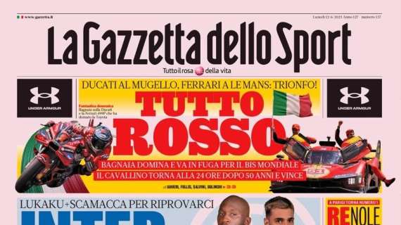 La Gazzetta dello Sport sui nerazzurri: "Inter formato gigante"