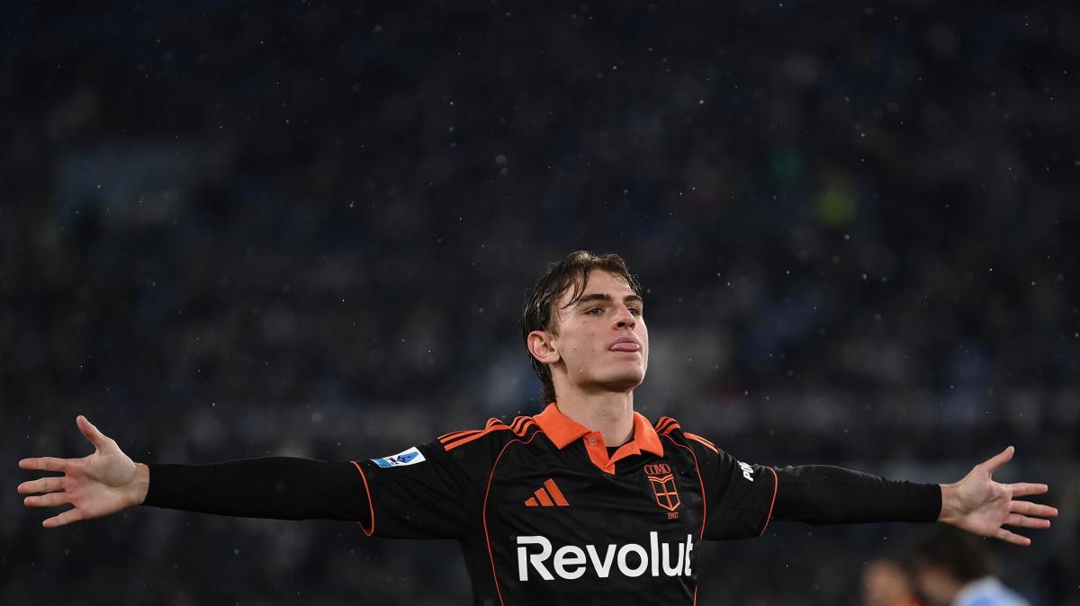 Serie A, un Como straripante batte la Lazio 0-3: decisivi Baturina e Nico Paz