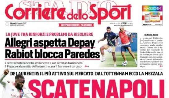 L'apertura del Corriere dello Sport: "ScateNapoli"