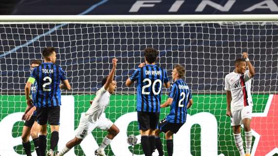 Atalanta beffata: rimontona PSG nei minuti di recupero. Tutte le italiane fuori dalla Champions