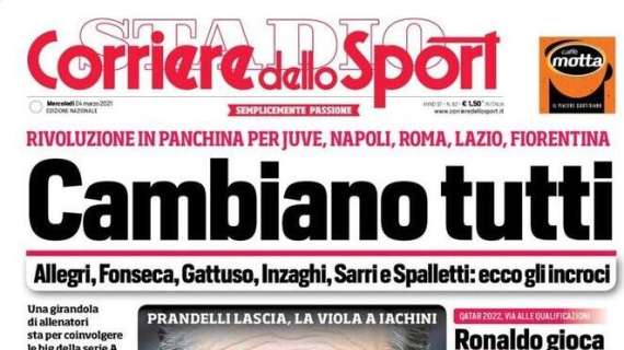 Prandelli lascia la Fiorentina. Corriere dello Sport: "L'addio con una lettera amarissima"