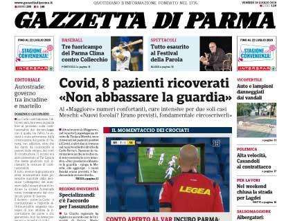 Gazzetta di Parma: "Incubo Parma: sono davvero troppi i torti arbitrali"