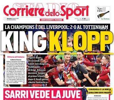 Corriere dello Sport: "King Klopp, Champions al Liverpool"