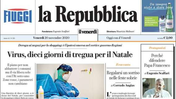 La Repubblica: "Serie A, via libera ai fondi ma è già guerra sulla redistribuzione"