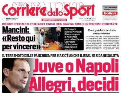 Corriere dello Sport: "Juve o Napoli, Allegri decidi!"