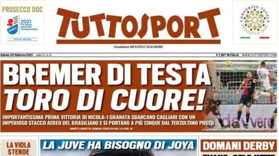Tuttosport sulla Juventus: "Dybala, sbrigati"