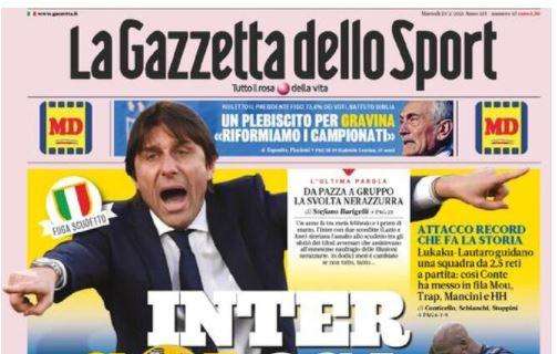 La Gazzetta dello Sport sui nerazzurri: "Inter golosa"