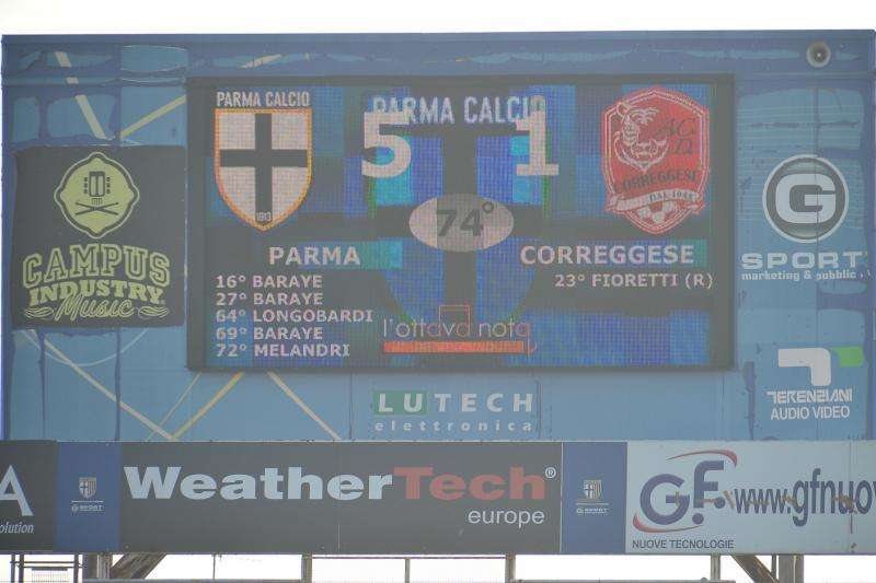 Goleada al Tardini con Baraye sugli scudi: la photogallery della gara
