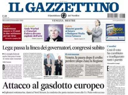 Il Gazzettino: "Mancini guarda al futuro: a Budapest l'Italia trova l'attacco"