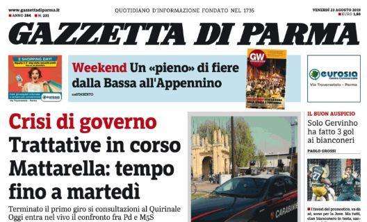 Gazzetta di Parma: "Tardini domani zona blindata"