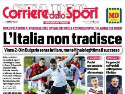 Corriere dello Sport: "L'Italia non tradisce"