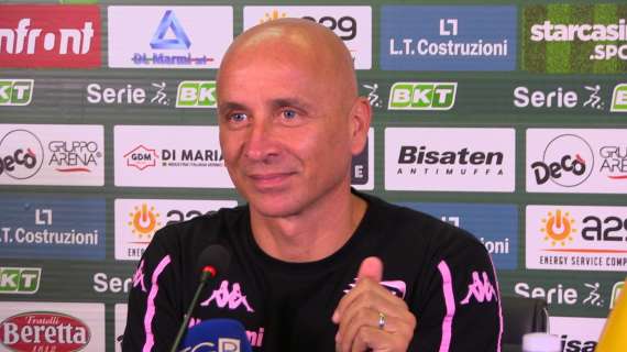 Palermo, Corini: "Serie B molto competitiva. Genoa, Parma, Cagliari e Benevento favorite per la A"