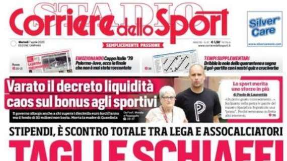 Corriere dello Sport: "Tagli e schiaffi"