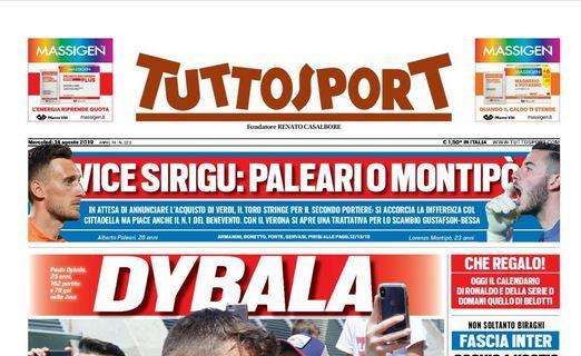 Tuttosport: "Dybala, esame d'amore"