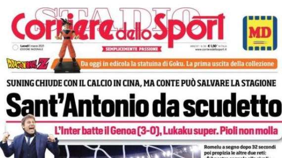 Corriere dello Sport: "Sant'Antonio da Scudetto"